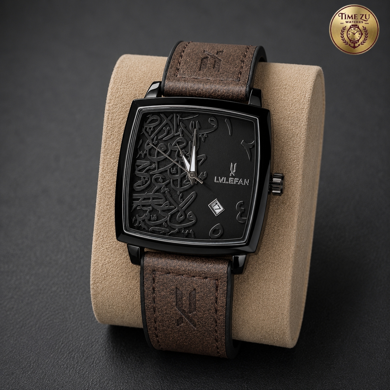 LVLEFAN Arabic Calligraphy Square Watch LVLEFAN Arabic Calligraphy Square Watch